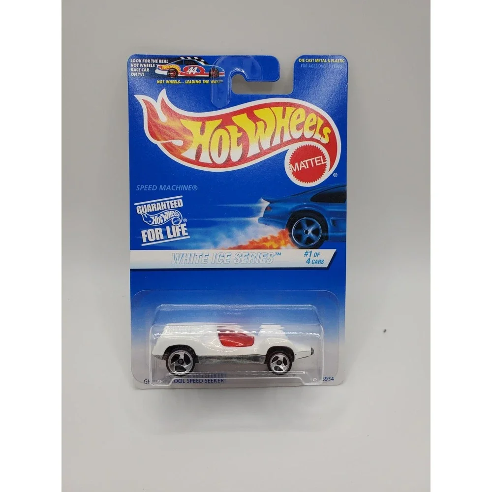1996 Hot Wheels White Ice Series Speed Machine # 1 of 4 Collector # 561 - New